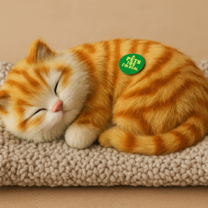 Purrfect Nap Realistic Sleeping Cat Plush