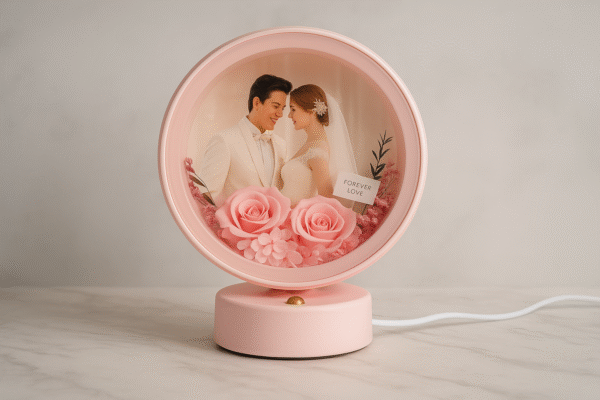 Forever Love Wedding Keepsake Lamp