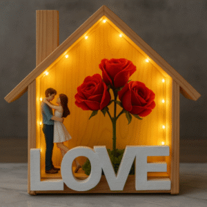 Enchanted Rosewood LOVE Lantern