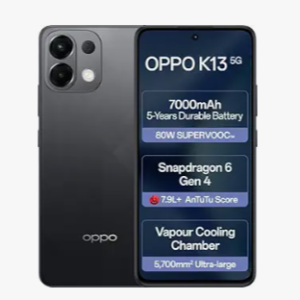 OPPO K13 5G (Prism Black, 8GB RAM 128GB Storage)