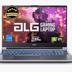 acer SmartChoice ALG, 13th Gen Intel Core i5-13420H, NVIDIA GeForce RTX 3050-6GB DDR6, 16GB RAM, 512GB SSD, FHD 15.6"/39.62 cm, 144Hz, Windows 11 Home, Steel Gray, 1.99 KG, AL15G-53,Gaming Laptop