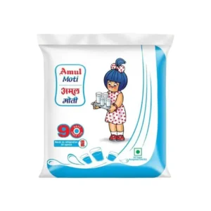 Amul Moti - Homogenised Toned Milk (Pouch 90 Days Shelf life) ,450ml