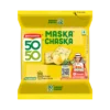 Britannia 5050 Maska Chaska Biscuit Share.svg Net Qty: 1 pack (100 g or 114.1g)