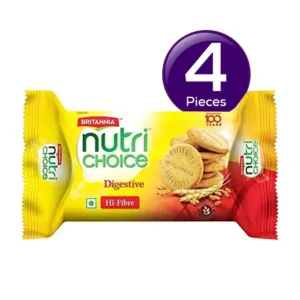 Britannia Nutrichoice High-Fibre Digestive Biscuits Combo   (100 g X 4 )