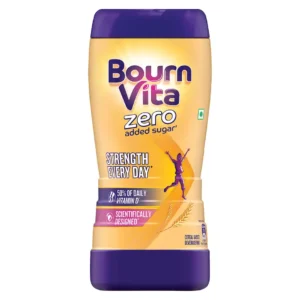 Cadbury Bournvita Zero Added Sugar Nutrition Drink Jar (500g)