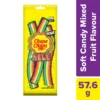 Chupa Chups Sour Belt Mixed Fruit Flavour Soft And Chewy Toffee (57.6 g)