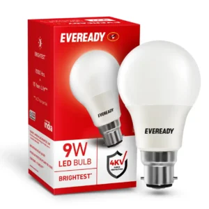 Eveready 9W LED Bulb, Cool Day Light | 6500K, B22 Base, 4kV Surge Protection, Long-Lasting Durability