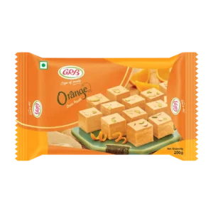 GRB Orange Soan Papdi | Traditional Indian Sweet (200 g)