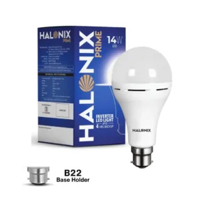 Halonix 14W B22 Rechargeable Emergency Light Inverter Led Bulb