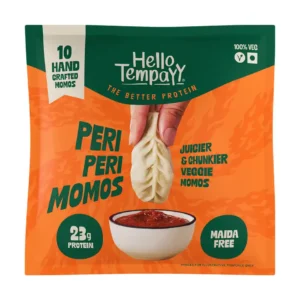 Hello Tempayy Peri Peri High Protein Veg Momos - Maida Free (230 g)