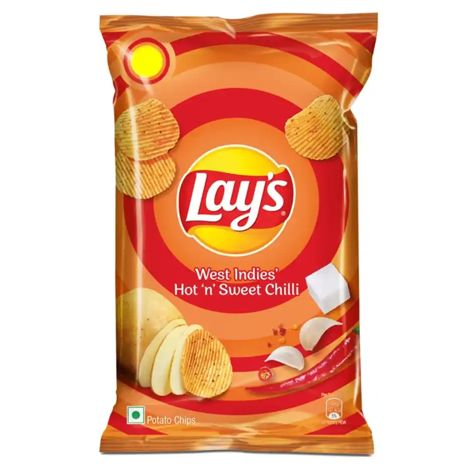 Lay's Hot n Sweet | Crunchy Potato Chips (80 g or 82 g)