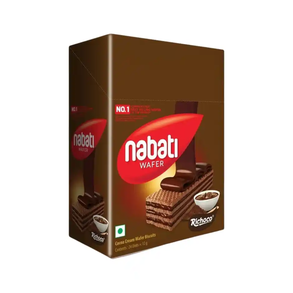 Nabati Cream Wafer Biscuits - Richoco (36 x 10 g)