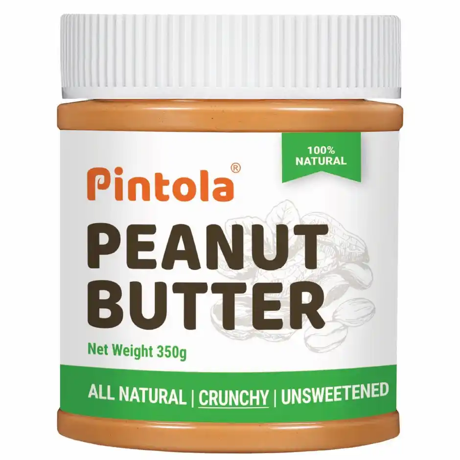 Pintola All Natural Peanut Butter - Crunchy (350g)