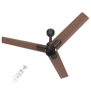 Polycab Wizzy Neo BLDC Ceiling fan,1200mm,Remote Control,100% Copper,6 Speed Setting,Copper Brown
