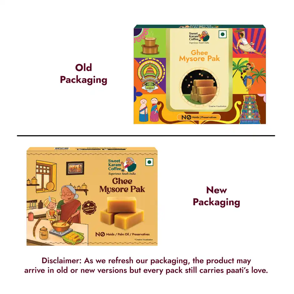 Sweet Karam Coffee Original Ghee Mysore Pak - No Preservatives (100 g)