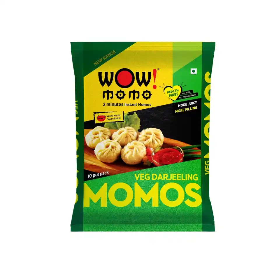 Wow! Veg Darjeeling Momos | Easy to Cook (10 pcs)